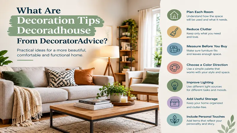 What Are Decoration Tips Decoradhouse From DecoratorAdvice?