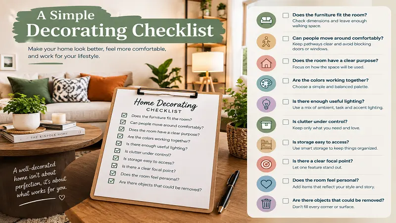 A Simple Decorating Checklist