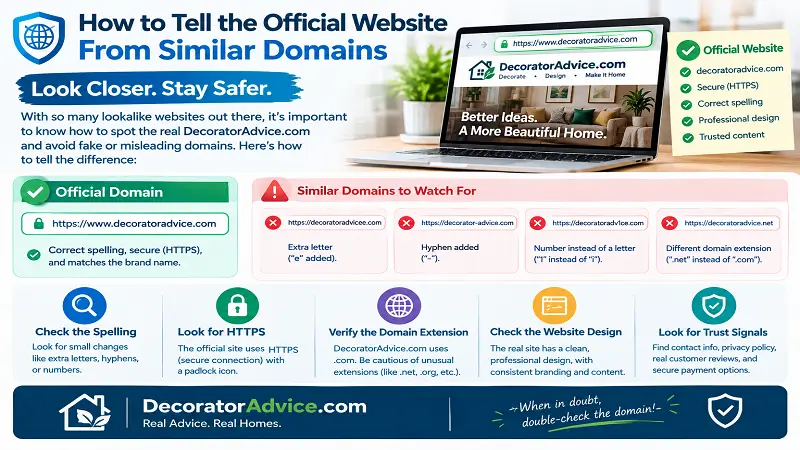 How to Tell the Official Website From Similar Domains